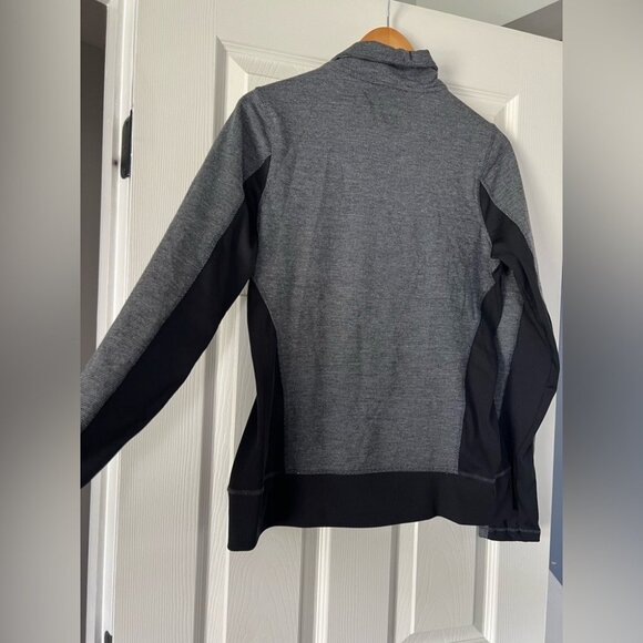 Everlast Women’s Full Zip Activewear Jacket Size XL Gray Black Track Running Ath - Picture 3 of 3